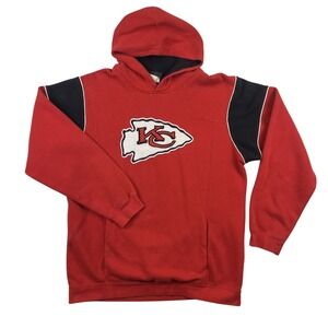 Vintage‎ Kansas City Chiefs Hoodie Youth XL NFL Team Apparel Red Logo 2000s